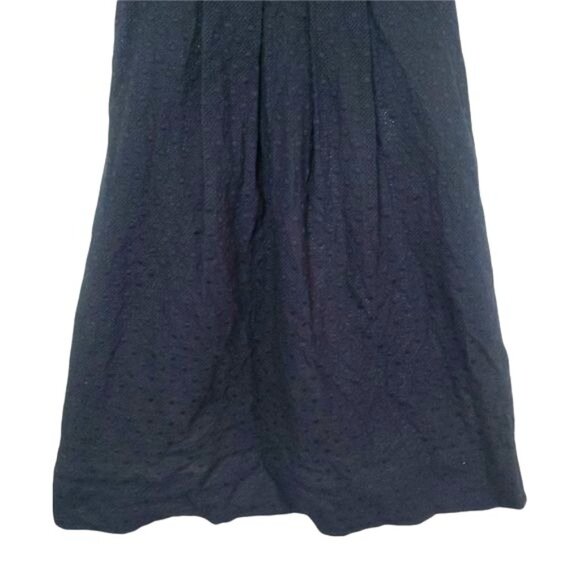 TALBOTS Womens Dress SZ 6 Embroidered Lined Sleeveless Faux Wrap Sheath Academia - Picture 11 of 12